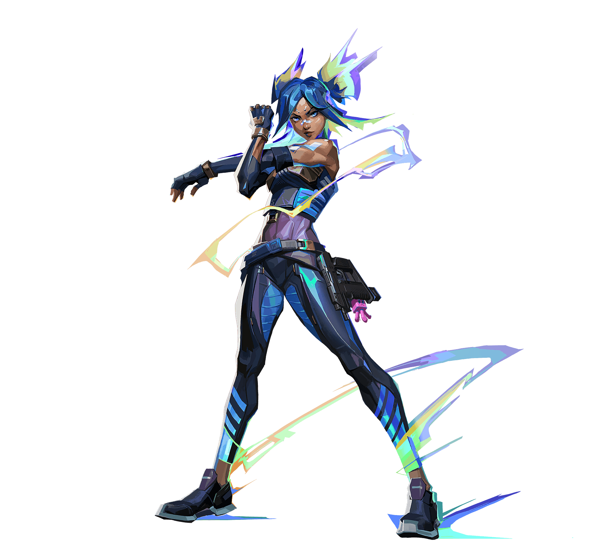 Neon full portrait