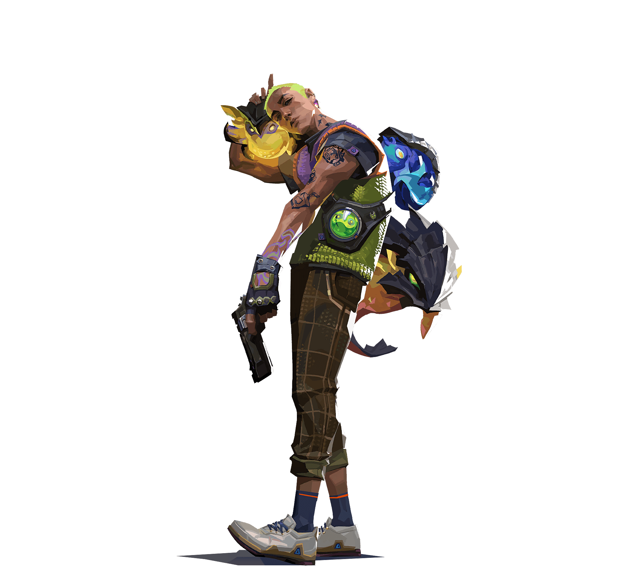 Gekko full portrait